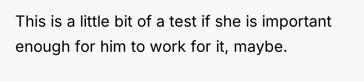 This is a little bit of a test if she...