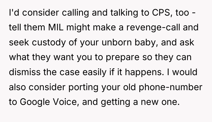 I'd consider calling and talking to CPS, too - tell...