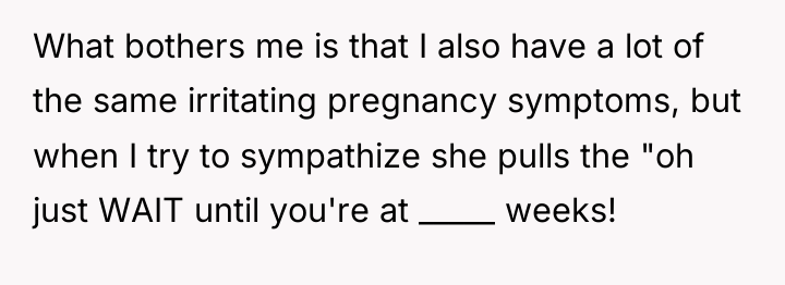 What bothers me is that I also have a lot...