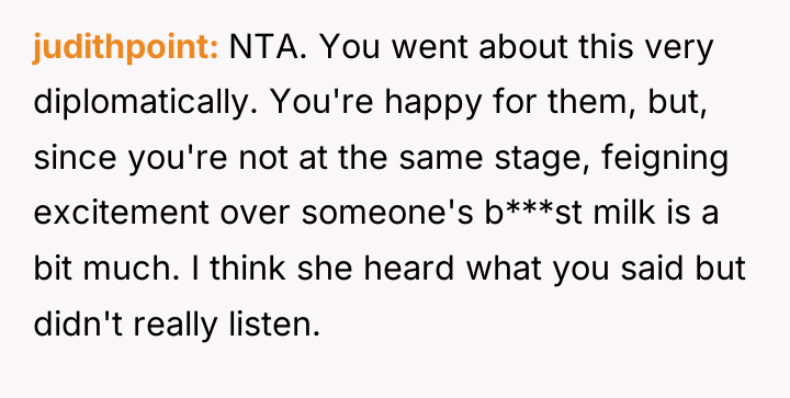 judithpoint NTA. You went about this very diplomatically. You're happy...
