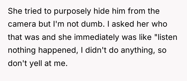 She tried to purposely hide him from the camera but...