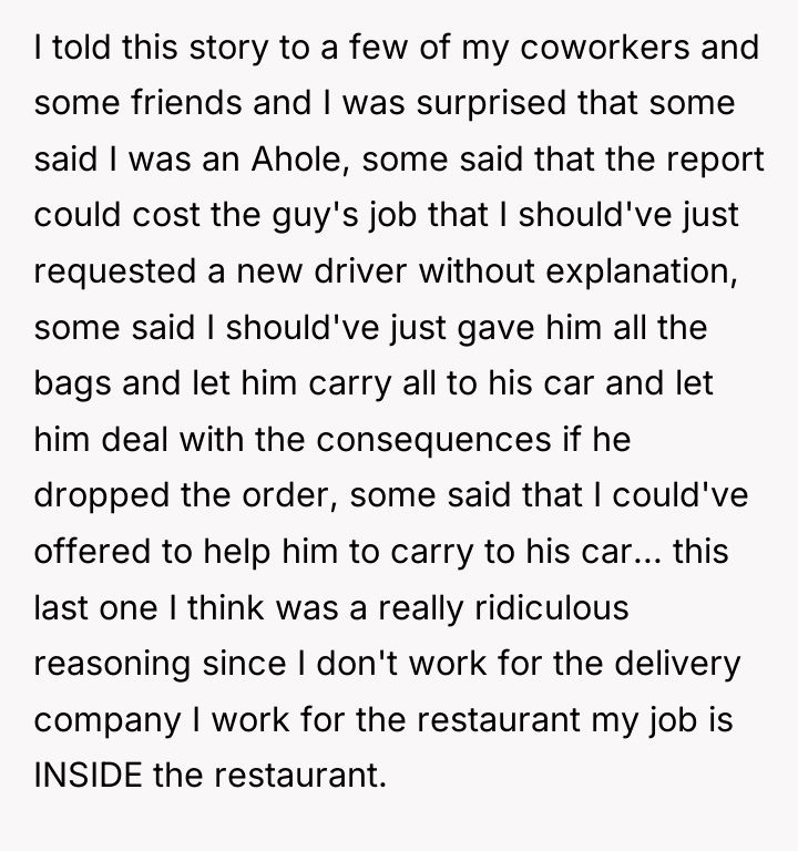 I told this story to a few of my coworkers...