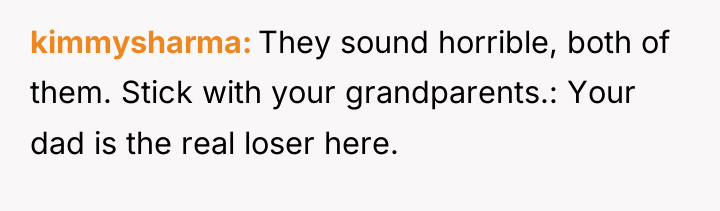 kimmysharma They sound horrible, both of them. Stick with your...