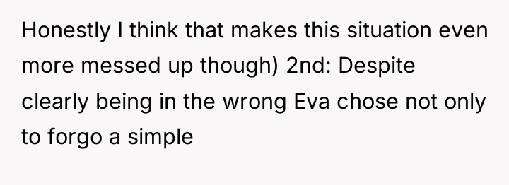 Honestly I think that makes this situation even more messed...