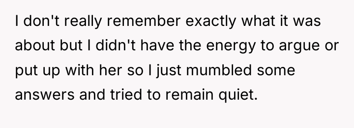 I don't really remember exactly what it was about but...