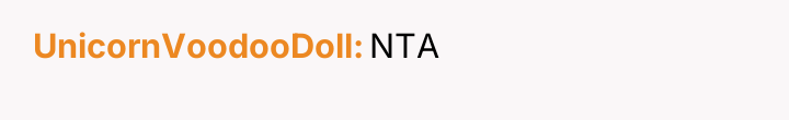 UnicornVoodooDoll NTA