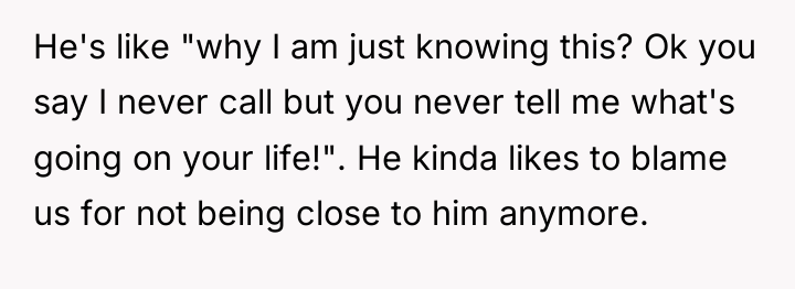 He's like "why I am just knowing this? Ok you...