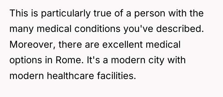 This is particularly true of a person with the many...