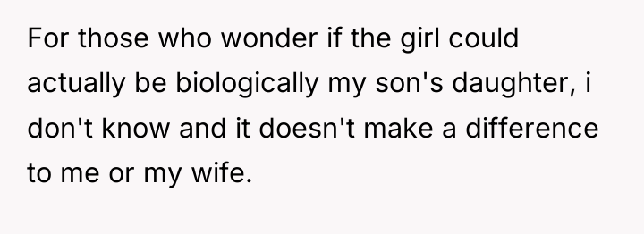 For those who wonder if the girl could actually be...