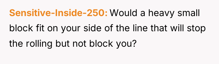 Sensitive-Inside-250 Would a heavy small block fit on your side...