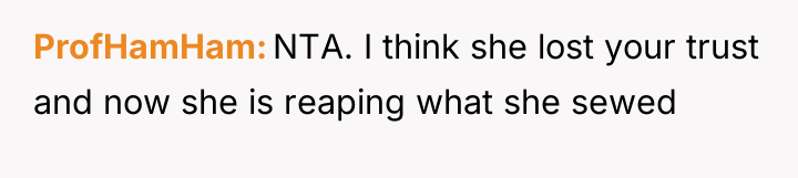 ProfHamHam NTA. I think she lost your trust and now...