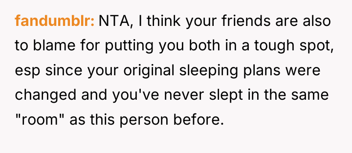 fandumblr NTA, I think your friends are also to blame...