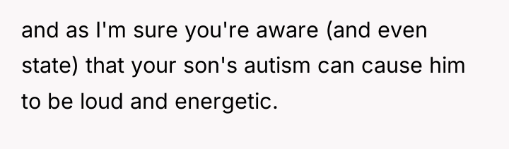 and as I'm sure you're aware (and even state) that...