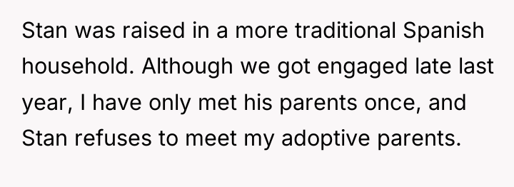 Stan was raised in a more traditional Spanish household. Although...