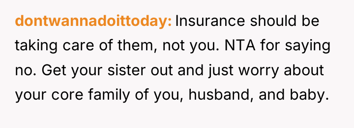 dontwannadoittoday Insurance should be taking care of them, not you....