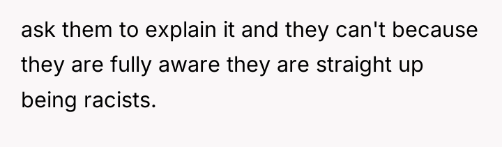 ask them to explain it and they can't because they...