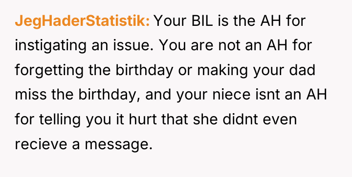 JegHaderStatistik Your BIL is the AH for instigating an issue....