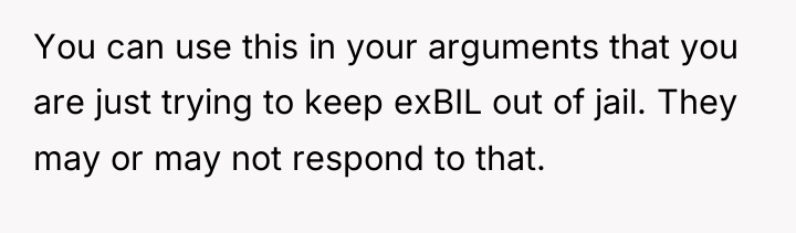 You can use this in your arguments that you are...