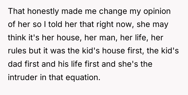 That honestly made me change my opinion of her so...