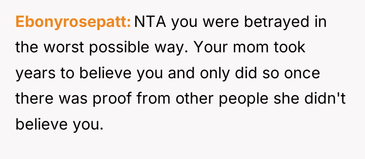 Ebonyrosepatt NTA you were betrayed in the worst possible way....