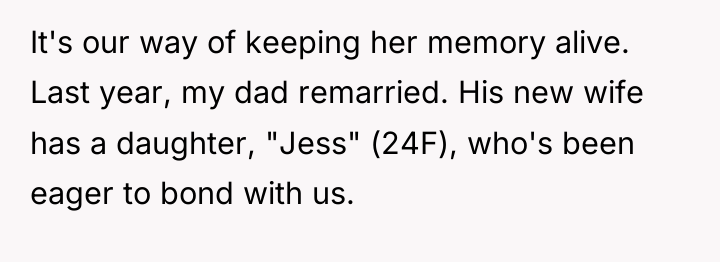 It's our way of keeping her memory alive. Last year,...