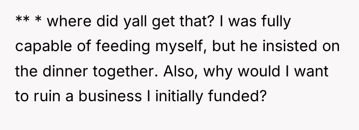 ** * where did yall get that? I was fully...
