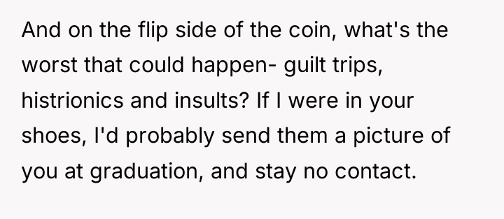And on the flip side of the coin, what's the...
