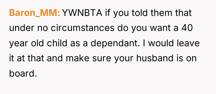 Baron_MM YWNBTA if you told them that under no circumstances...