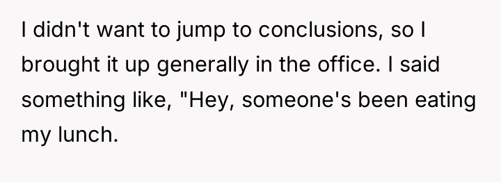 I didn't want to jump to conclusions, so I brought...