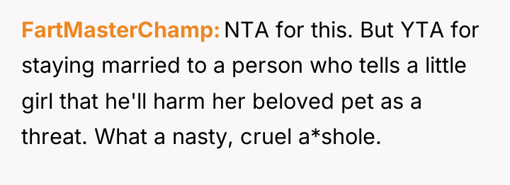 FartMasterChamp NTA for this. But YTA for staying married to...