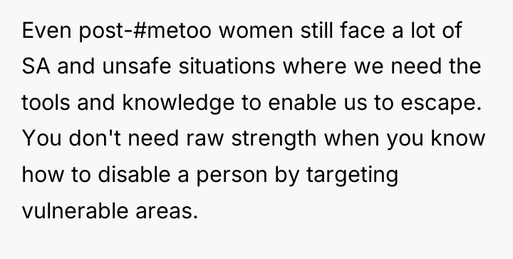 Even post-#metoo women still face a lot of SA and...
