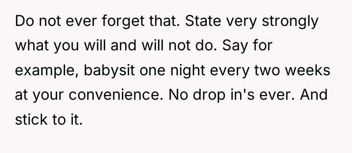 Do not ever forget that. State very strongly what you...
