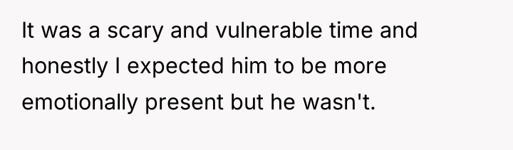 It was a scary and vulnerable time and honestly I...