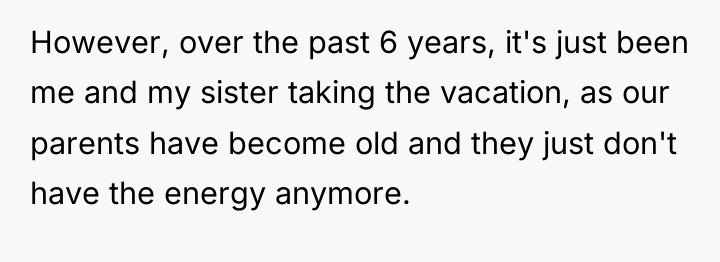 However, over the past 6 years, it's just been me...