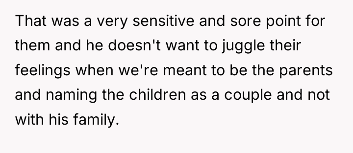 That was a very sensitive and sore point for them...