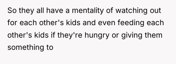So they all have a mentality of watching out for...