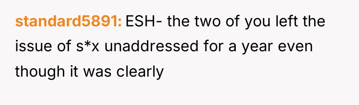 standard5891 ESH- the two of you left the issue of...