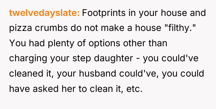twelvedayslate Footprints in your house and pizza crumbs do not...