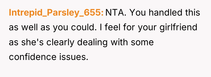 Intrepid_Parsley_655 NTA. You handled this as well as you could....
