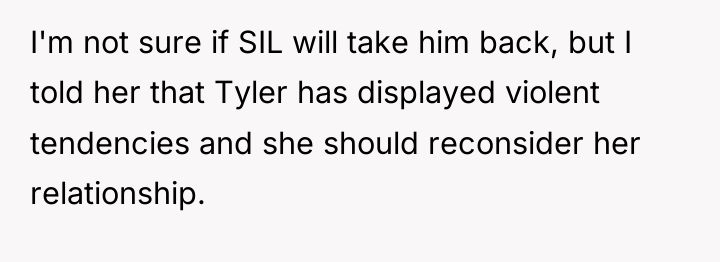 I'm not sure if SIL will take him back, but...