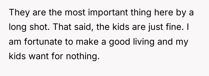 They are the most important thing here by a long...