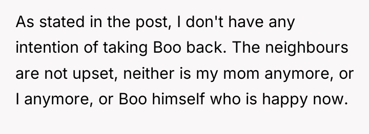 As stated in the post, I don't have any intention...