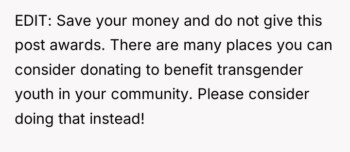 EDIT: Save your money and do not give this post...