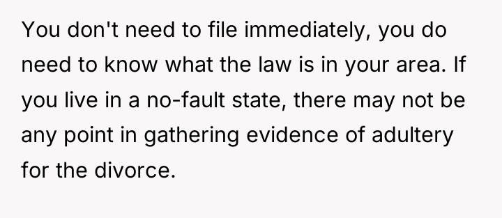You don't need to file immediately, you do need to...