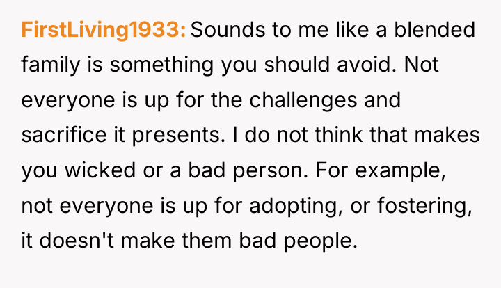 FirstLiving1933 Sounds to me like a blended family is something...