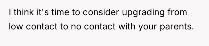 I think it's time to consider upgrading from low contact...