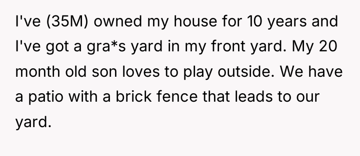 I've (35M) owned my house for 10 years and I've...