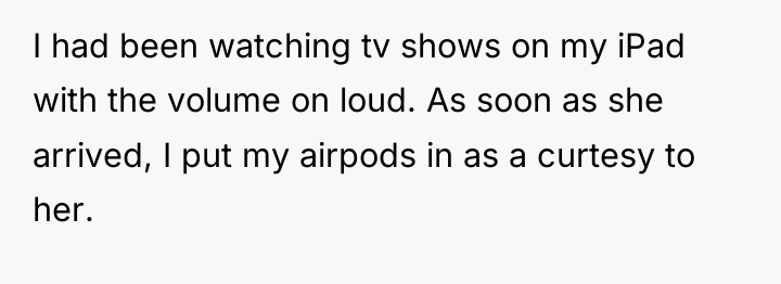 I had been watching tv shows on my iPad with...