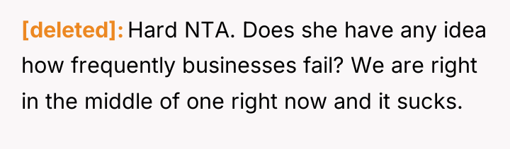 [deleted] Hard NTA. Does she have any idea how frequently...