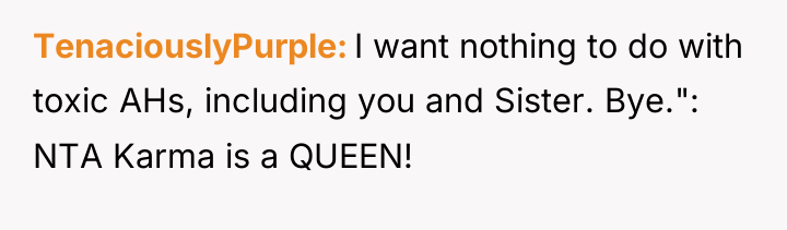 TenaciouslyPurple I want nothing to do with toxic AHs, including...